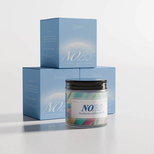 NOBS Flouride Free Toothpaste 186 Tablets (3 Months)