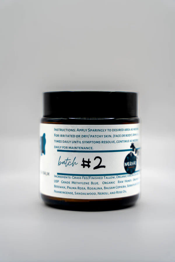 Meraki Moo Methylene Blue Infused Tallow Balm 4oz