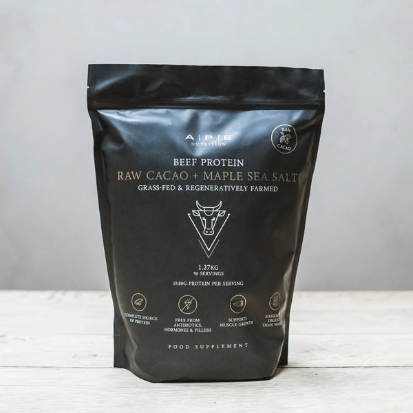 *25% OFF BBE 11th December 2026* Grass-Fed Beef Protein | Raw Cacao & Maple Sea Salt