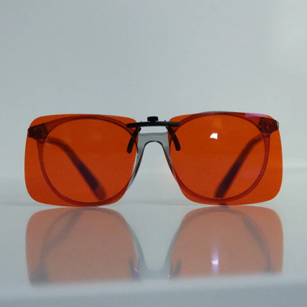 Kékfény-szűrős éjszakai szemüveg - felcsatolható