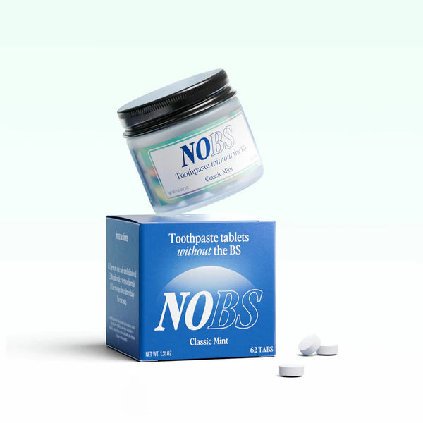 NOBS Flouride Free Toothpaste 62 Tablets (1 Month)