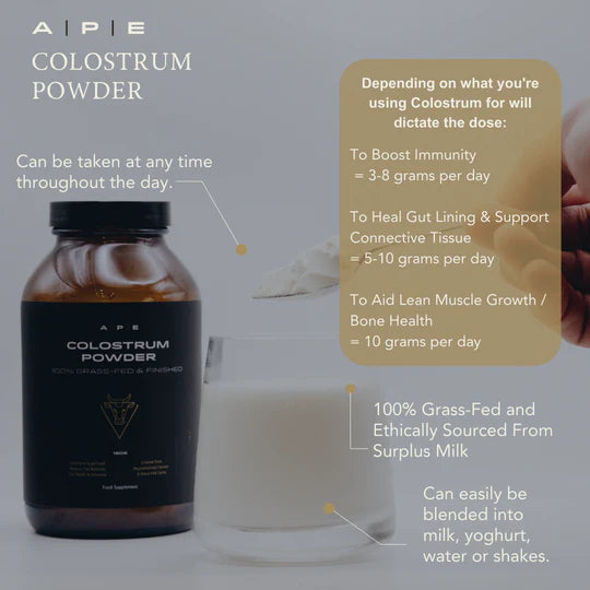 Polvere di Colostro da Pascolo 150g (Grass-Fed)