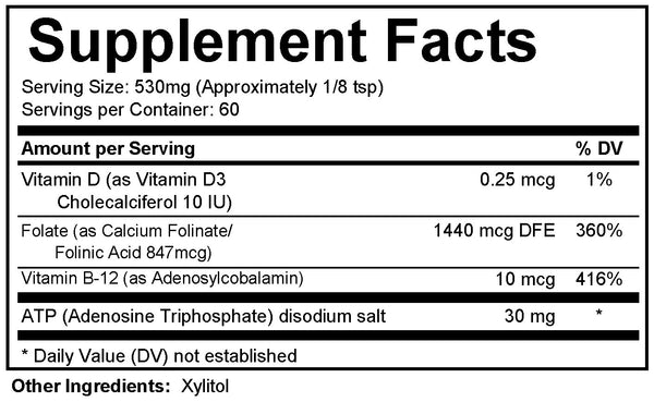 Super Folinic Acid 30g Powder