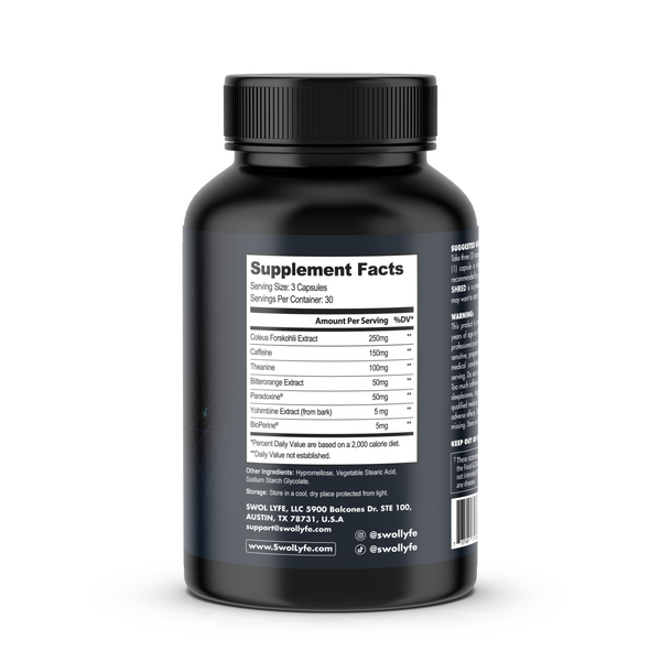 *Offerta Black Friday 35% di Sconto* Swol Shred 90 Capsule – Bruciagrassi Termogenico