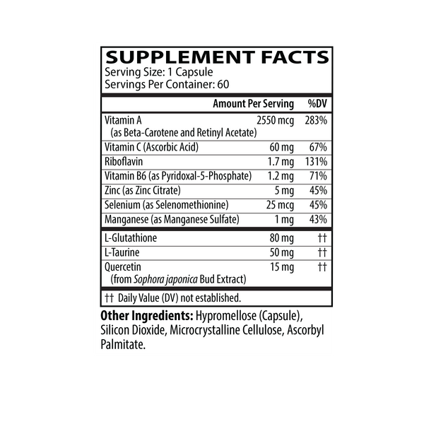 *Offerta Black Friday 20% di Sconto* Supporto Detox e Antiossidante 60 Capsule