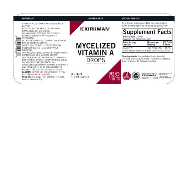 *Fekete Péntek Akció 15% Kedvezmény* A-vitamin (Mikellázott) 5025 NE/csepp 30ml folyékony