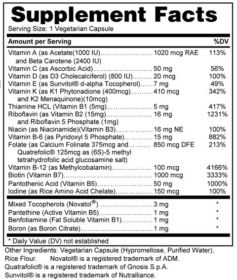 Boom-berry Multivitamin 60 Tiny Capsules 