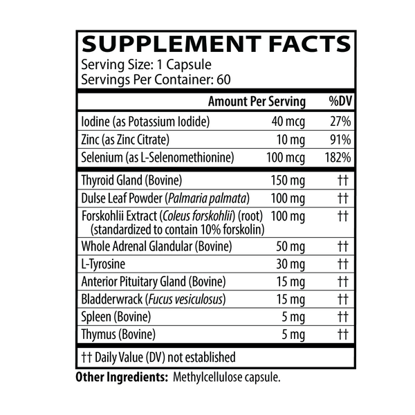 T3/T4 Support 60 Capsules