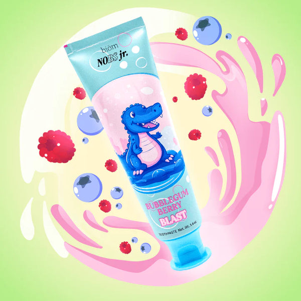 NoBS Jr. Kids Toothpaste 3.4oz - Berry Bubblegum Blast