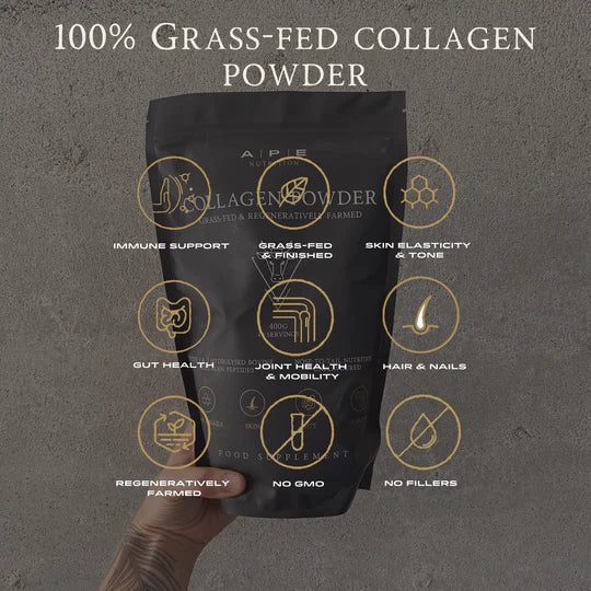 *Offerta Black Friday 15% di sconto* Peptidi di collagene da bovini alimentati a erba 400g in polvere