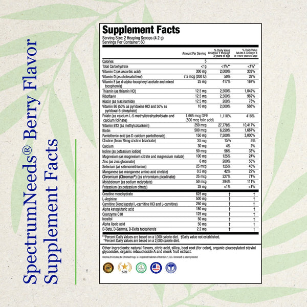 spectrumneeds 264g beerengeschmack