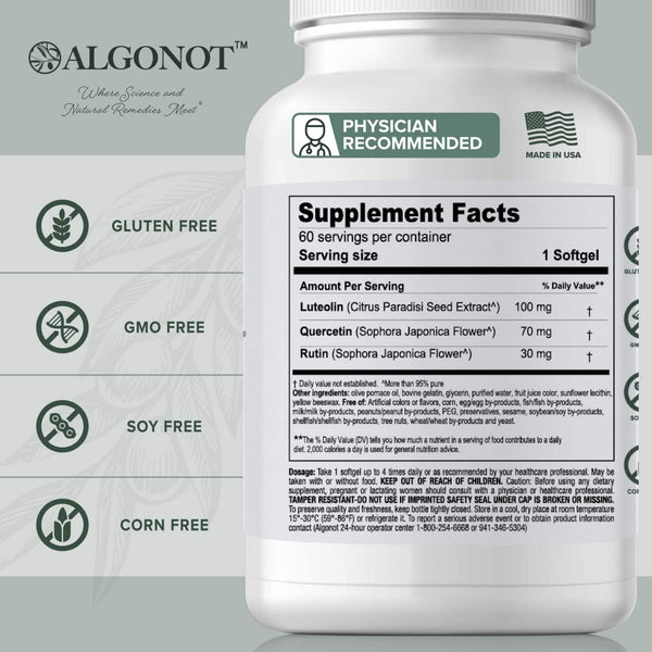 NeuroProtek (Originele formule) 60 Softgels van Algonot