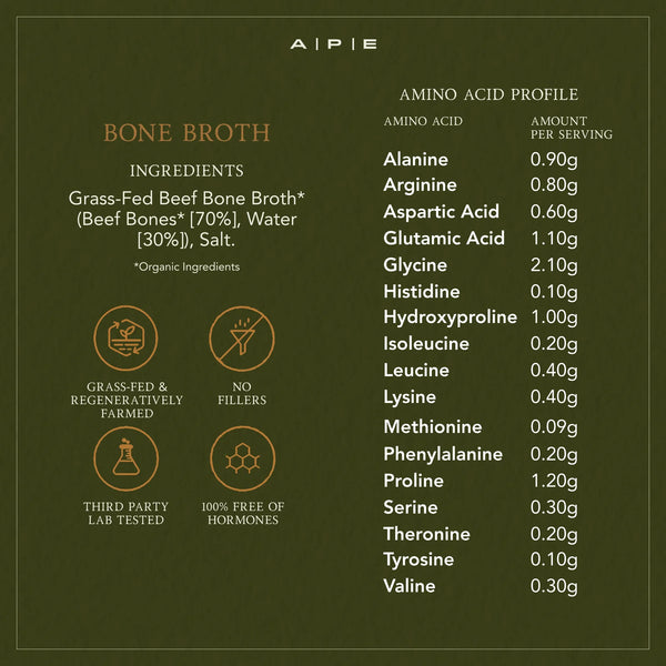 Grass-Fed & Organic Bone Broth | Liquid Concentrate