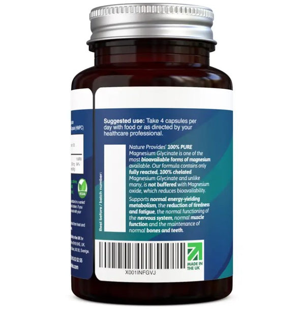 Magnesiumglycinat (Bisglycinat) – 120 Kapseln