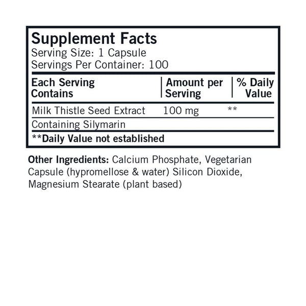 Ciulin de lapte 100 mg 100 capsule