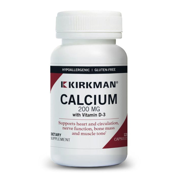 Calcium 200 mg avec d3 hypoallergénique 120 gélules