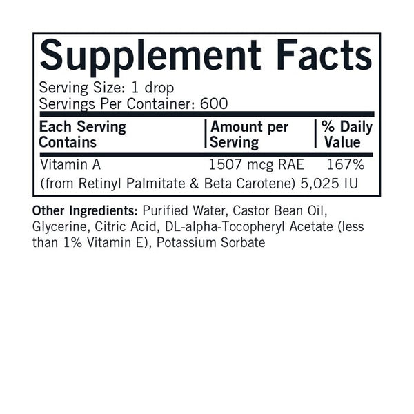 Vitamine a (mycellisée) 5025ius/goutte 30 ml liquide