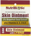 NutriBiotic, Pommade pour la peau, extrait de pépins de pamplemousse à 2 % avec lysine 15 ml