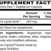 ALA (kwas alfa-liponowy) 250 mg 60 kapsułek