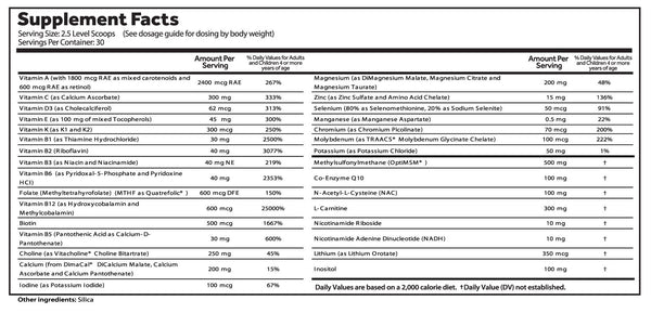 ANRC Essentials Plus vitamina/minerale in polvere 156 g