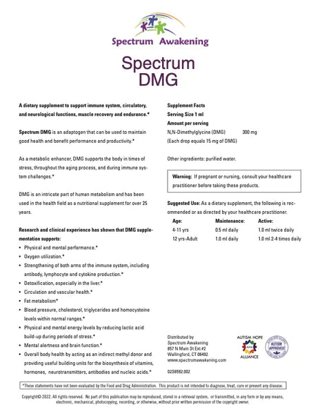 Spectrum DMG Vloeistof 60ml