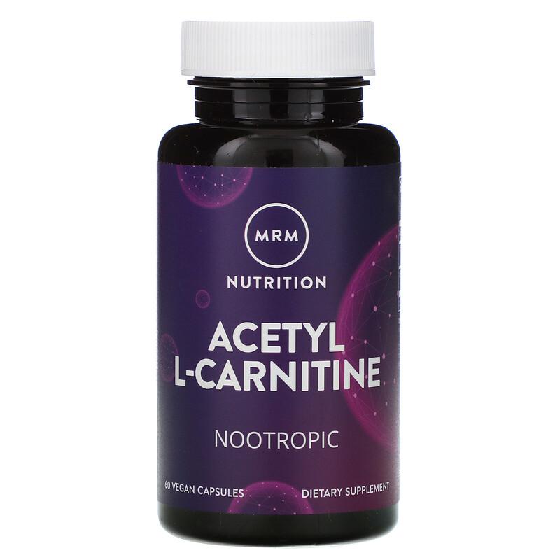 l carnitine expired Acetyl L-Carnitine 500mg 60 Vegi Caps by MRM