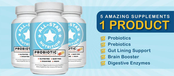 probiotique bio-heal 5-en-1 180 gélules