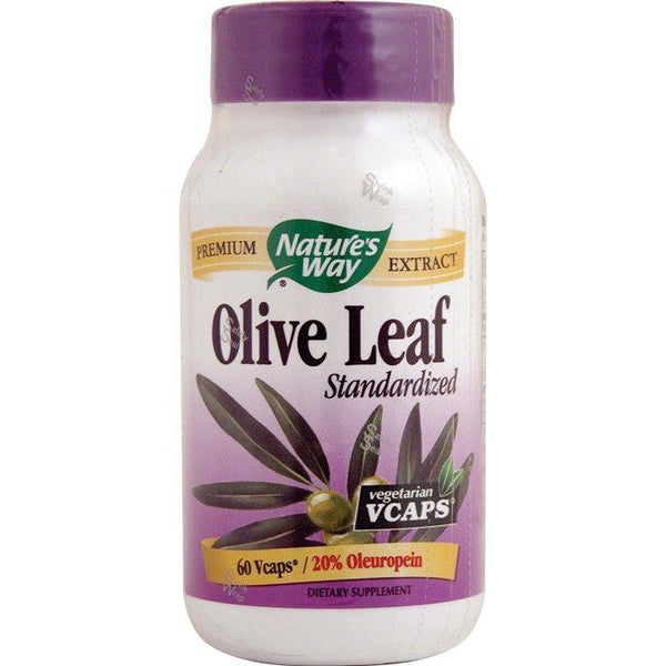 Olive Leaf Extract * 20% Oleuropein 60 Capsules by Natures Way